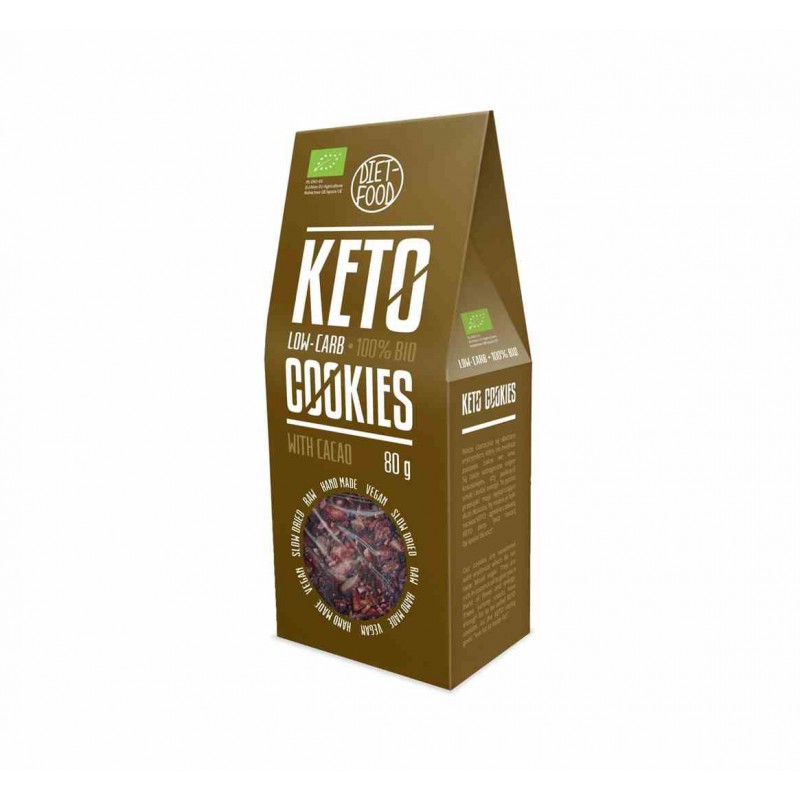 Ciasteczka KETO z kakao BIO 80 g