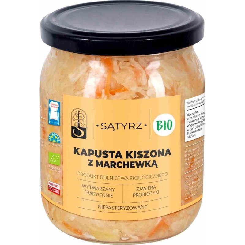 Kapusta kiszona z marchewką BIO 450 g