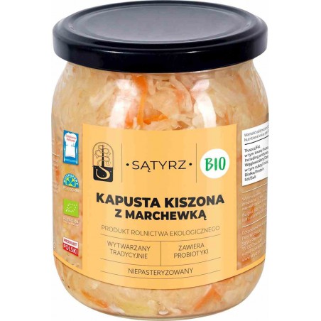 Kapusta kiszona z marchewką BIO 450 g