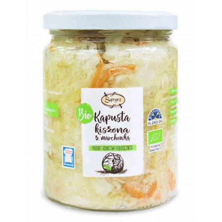 Kapusta kiszona z marchewką BIO 800 g