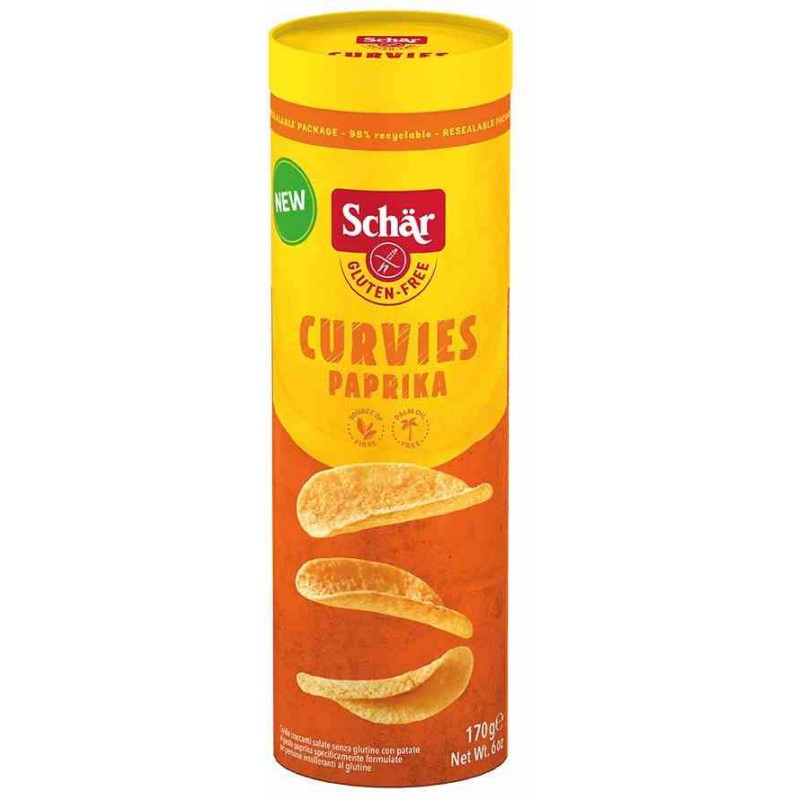 Chipsy ziemniaczane o smaku paprykowym BEZGL. 170 g