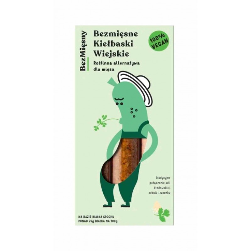Wegańskie kiełbaski wiejskie 240 g