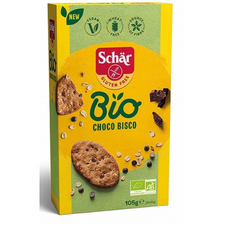 Choco bisco- ciastka z owsem i czekoladą BEZGL. BIO 105 g