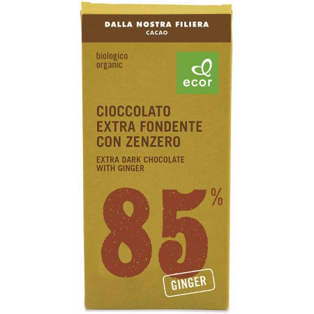 Czekolada gorzka min. 85% kakao z imbirem BIO 80 g