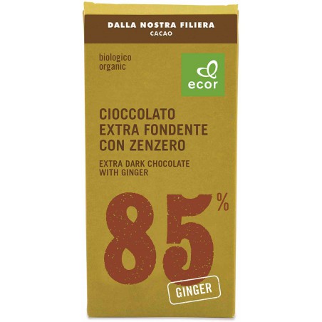 Czekolada gorzka min. 85% kakao z imbirem BIO 80 g