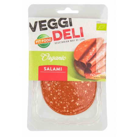 Wegetariańska alternatywa salami w plastrach BIO 100 g