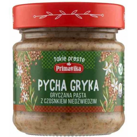 Pasta gryczana z czosnkiem niedżwiedzim BEZGL 160 g