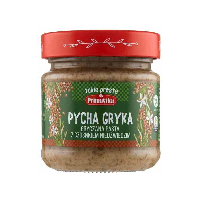 Pasta gryczana z czosnkiem niedżwiedzim BEZGL 160 g