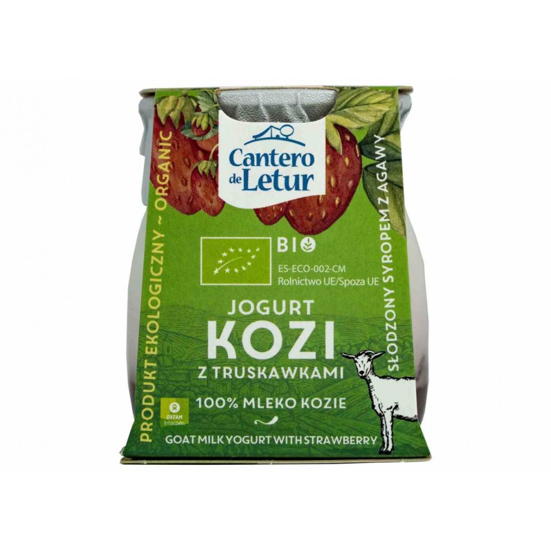 Jogurt kozi z truskawkami BIO 125 g