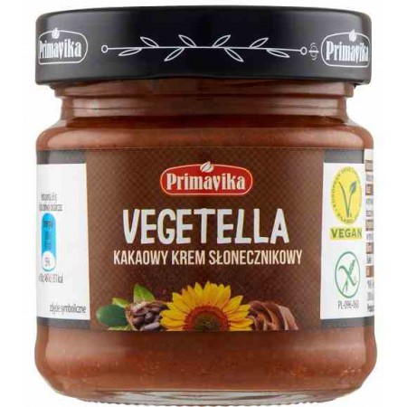 Vegetella - kakaowy krem słonecznikowy 160g