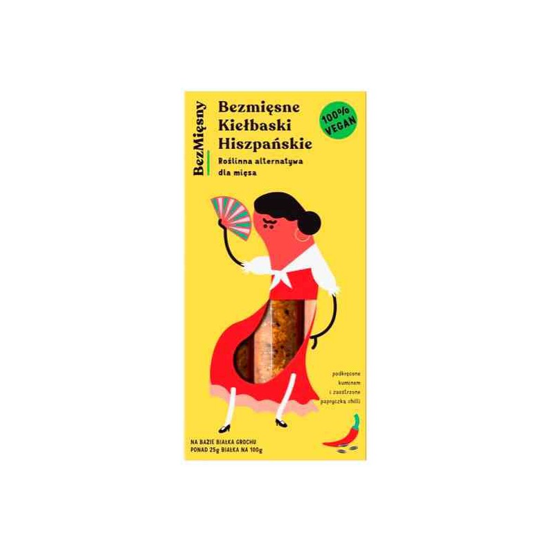 Wegańskie kiełbaski hiszpańskie 240 g