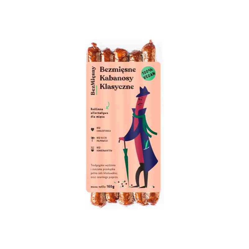 Wegańskie kabanosy klasyczne 160 g