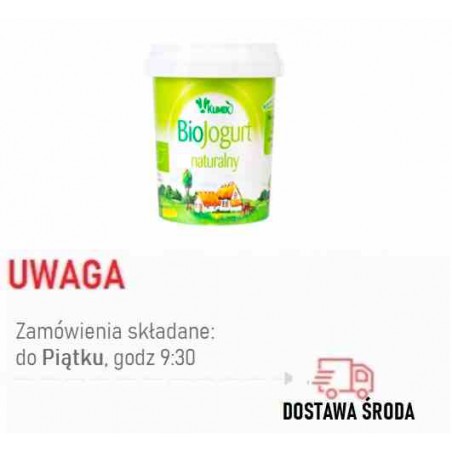 Jogurt naturalny 4%  tł. BIO 330 g