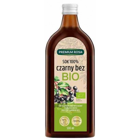 Czarny Bez sok 100%  BIO B/C 500ml