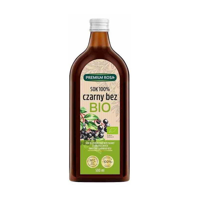 Czarny Bez sok 100%  BIO B/C 500ml