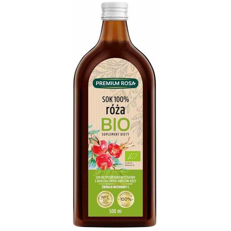 Dzika Róża sok 100%  BIO  B/C 500ml
