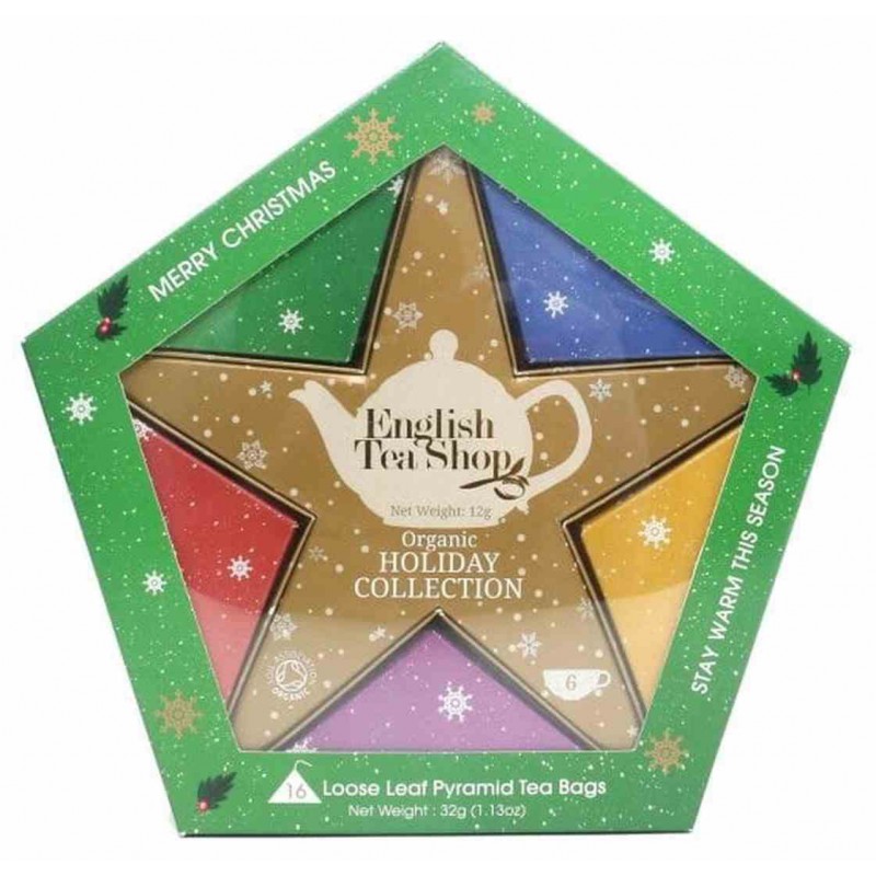 Zestaw herbatek światecznych Złota Gwiazda Piramidki (16x2) BIO 32 g