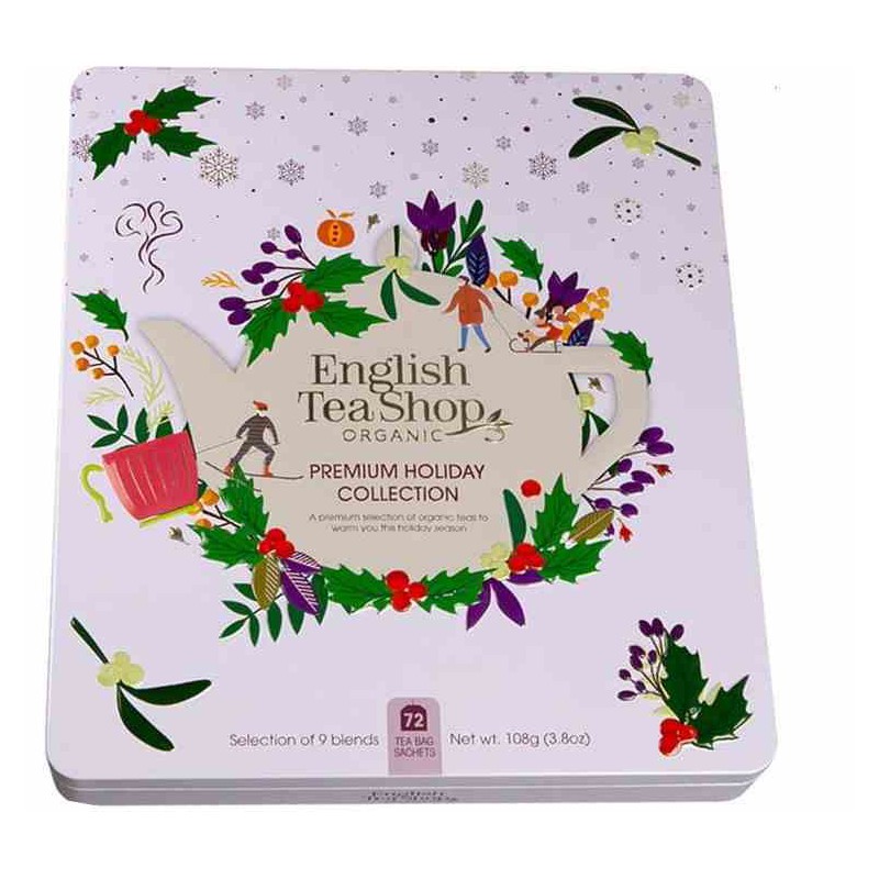 Zestaw herbatek zimowych w białej puszce (72x1,5) BIO 108 g