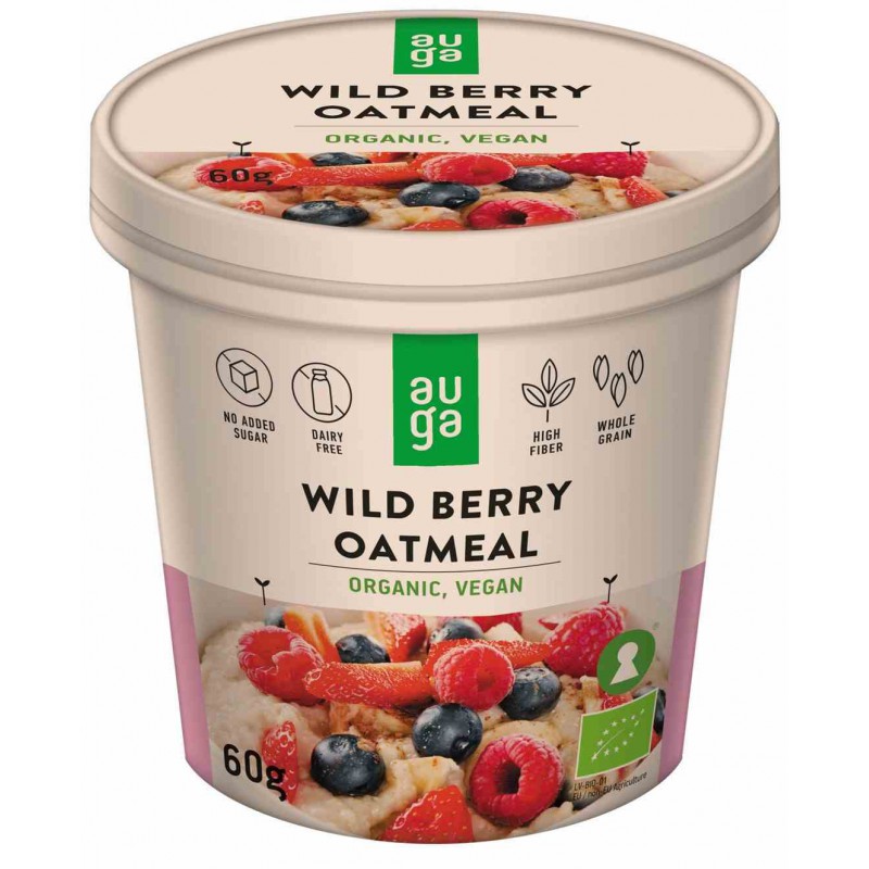 Owsianka z owocami leśnymi pełnoziarnista BIO 60 g