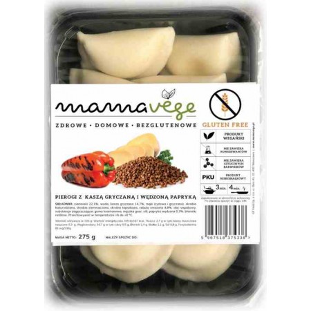 Pierogi z kaszą gryczaną i wędzona papryką BEZGL 275 g
