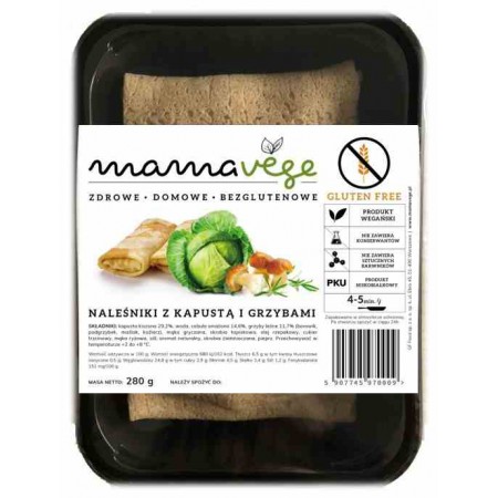 Naleśniki z kapustą i grzybami BEZGL.280 g