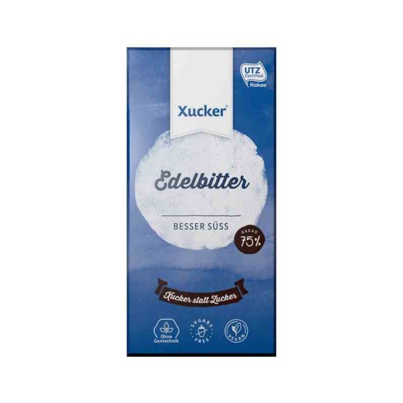 Czekolada gorzka 75% kakao z ksylitolem B/C  80g