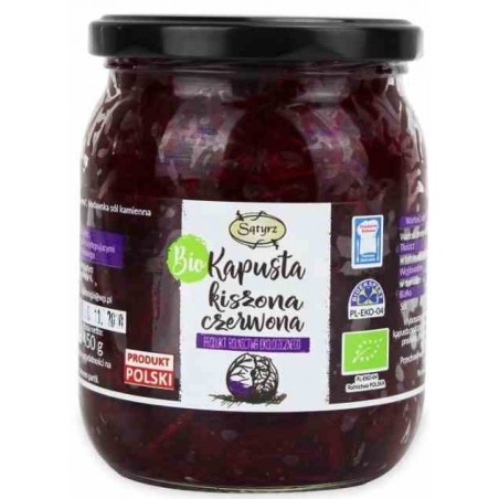 Kapusta czerwona kiszona BIO 450 g