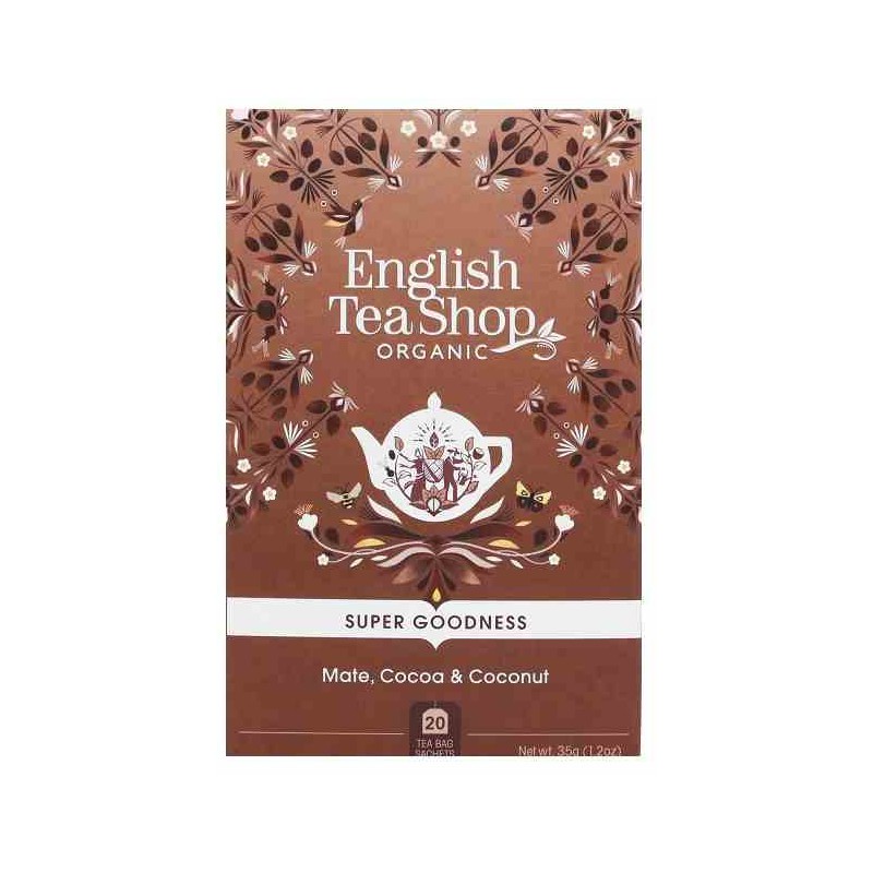 Herbatka z yerba mate, kakao, imbirem, kokosem i lukrecją  (20x1,75) BIO 35 g
