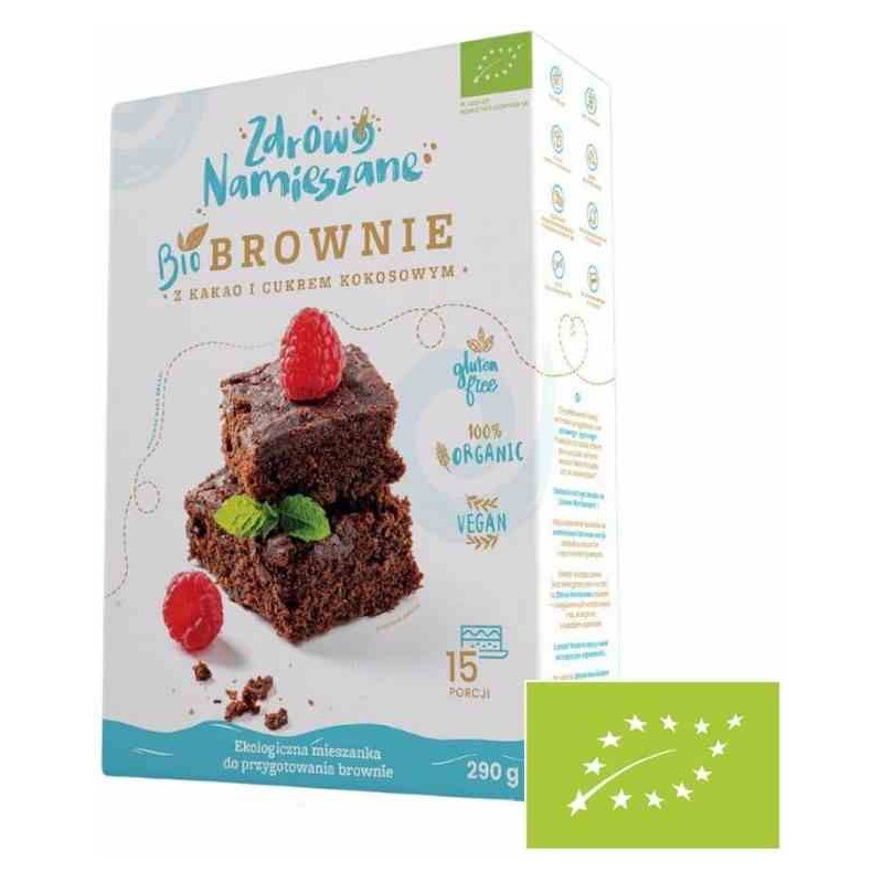Mieszanka do wypieku brownie z kakao i cukrem kokosowym 290 g