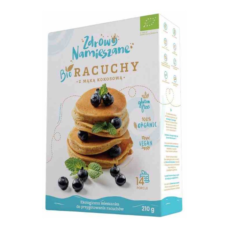 Mieszanka do wyrobu racuchów z mąką kokosową BIO 210 g