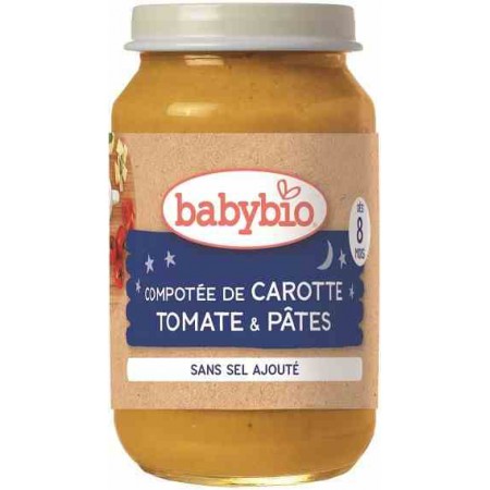 Danie na dobranoc makaron z marchewką i pomidorem od 8 miesiąca BIO 200 g