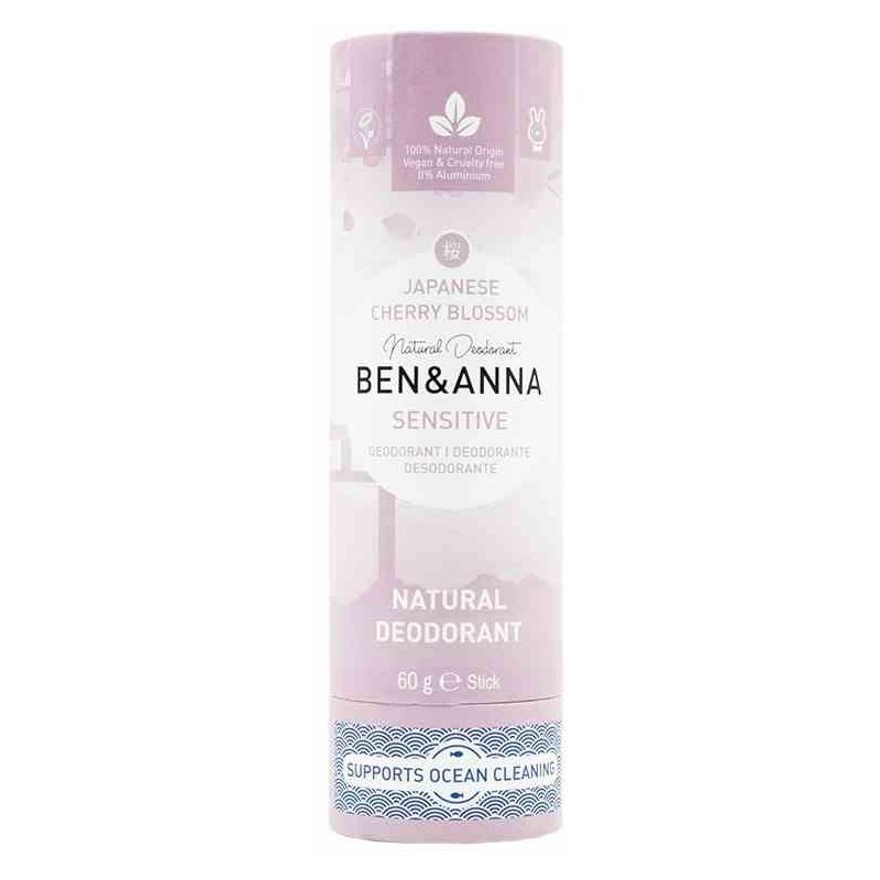 Naturalny dezodorant bez sody Japanese Cherry Blossom  60 g ( sztyft kartonowy )