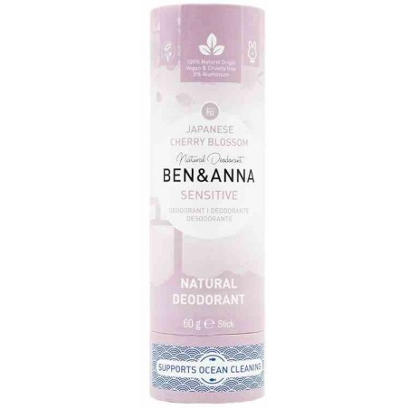 Naturalny dezodorant bez sody Japanese Cherry Blossom  60 g ( sztyft kartonowy )