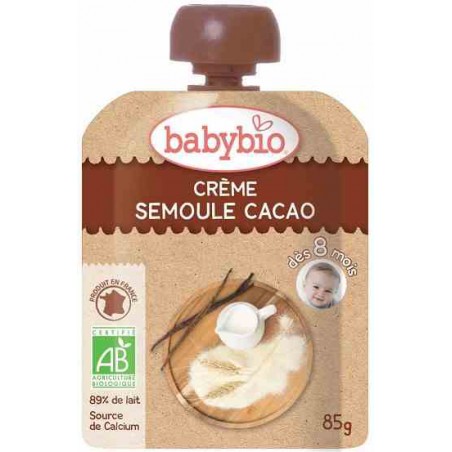 Deser mleczny z semoliną kakaowy od 8 miesiąca BIO 85 g