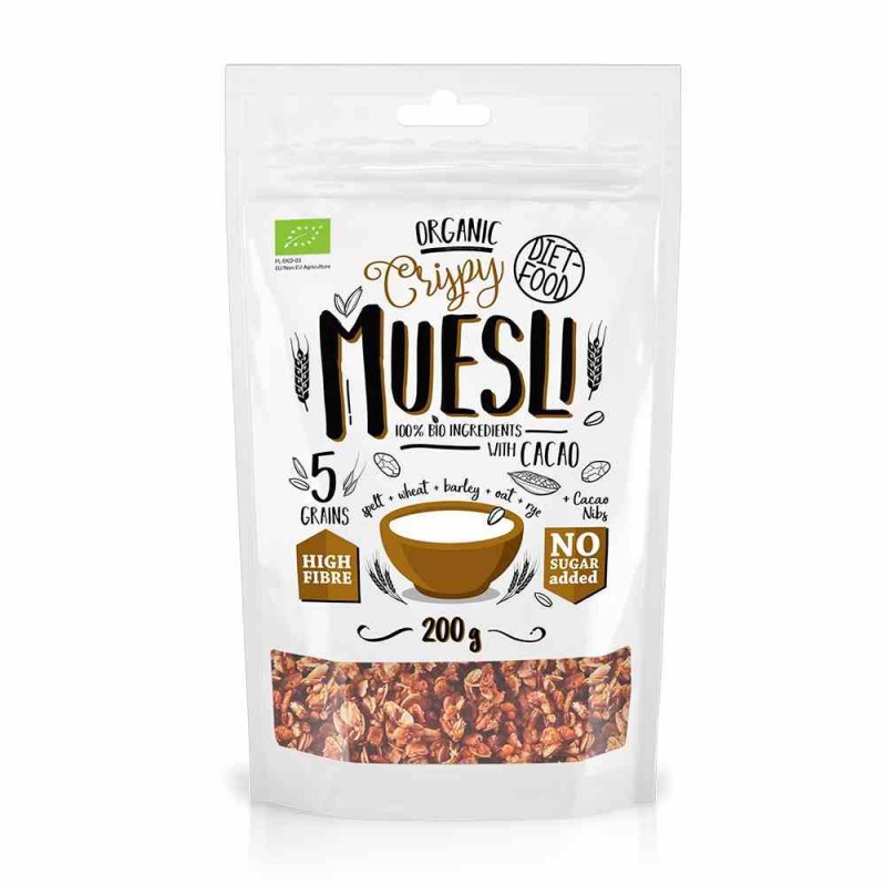 Musli crunchy kakao BIO 200 g