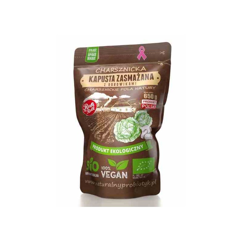 Kapusta zasmażana z borowikami BIO 650g