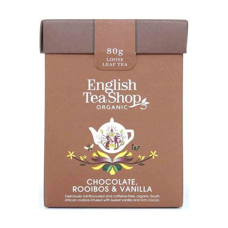 Herbatya sypana czekolada, rooibos, wanilia BIO 80 g