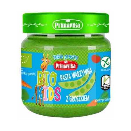 Pasta warzywna z groszkiem BIO KIDS 160 g