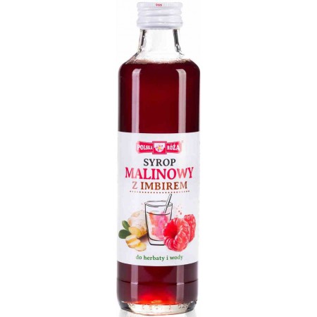 Syrop malinowy z imbirem 315 g