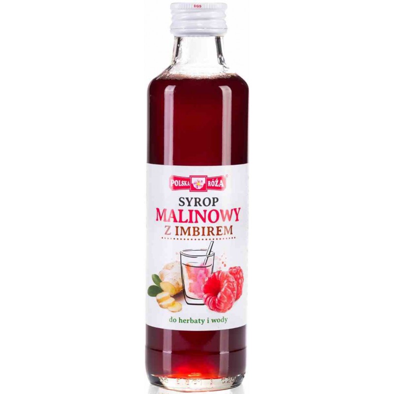 Syrop malinowy z imbirem 315 g
