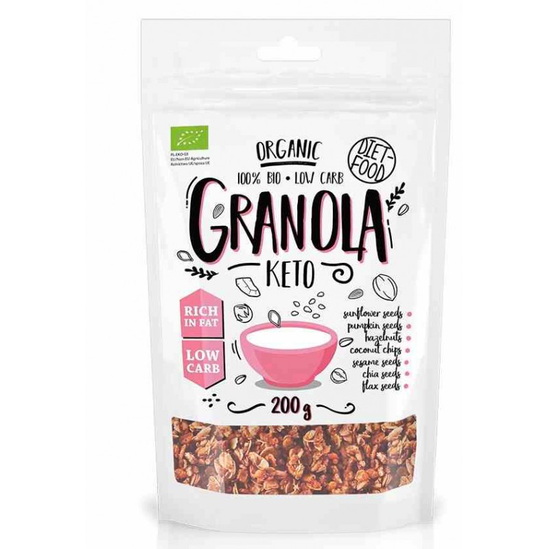 Keto granola BIO 200 g