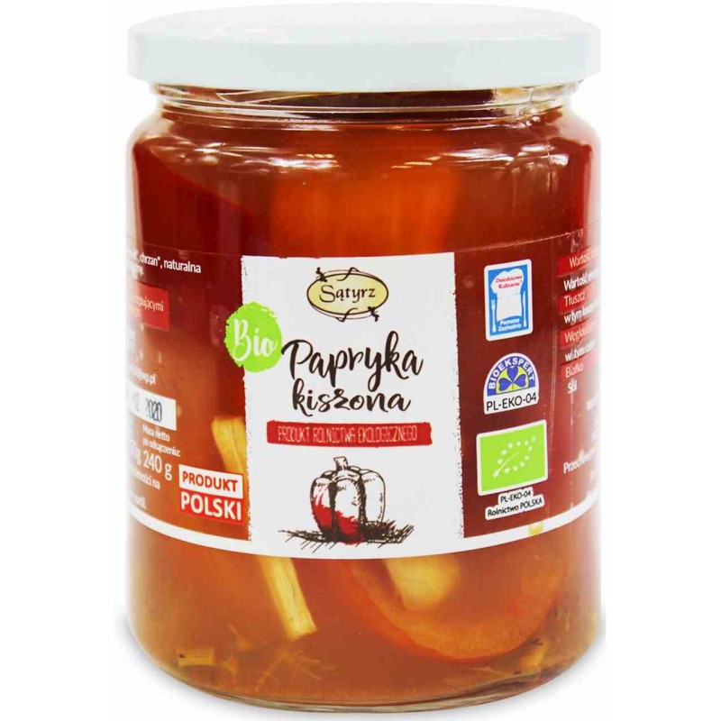 Papryka kiszona BIO 500 ml