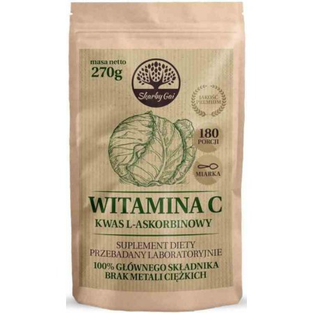 Witamina C z kapusty kwas L-askorbinowy 270 g
