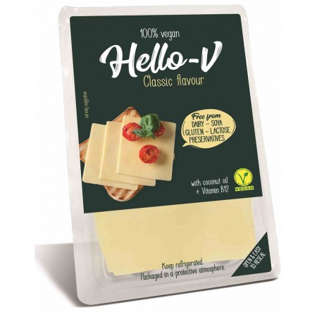 Roślinna alternatywa sera żółtego- plastry 140 g