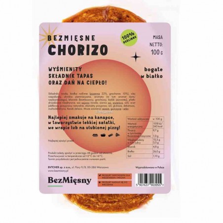 Wegańskie chorizo 100 g