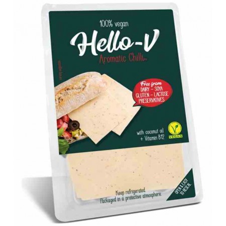 Roślinna alternatywa sera z chilli- plastry 140 g