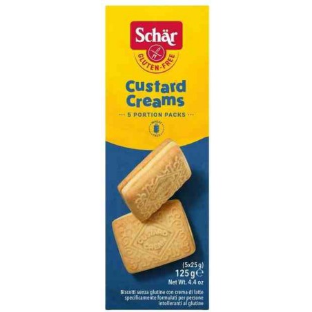 Custard creams- ciastka z kremem BEZGL. 125 g