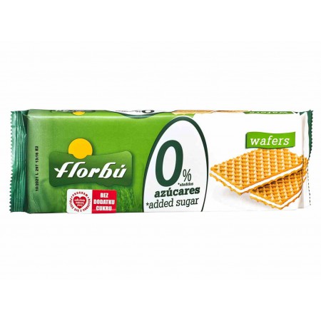 Wafelki nadziewane bez dodatku cukru 160g