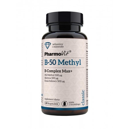 B-50 Methyl B-complex Max+ 60 kaps | Classic Pharmovit