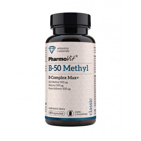 B-50 Methyl B-complex Max+ 60 kaps | Classic Pharmovit
